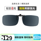 海伦凯勒眼镜夹片 偏光镜男女驾驶专用太阳镜夹片 防晒墨镜夹片 HP801C1
