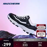 斯凯奇奥利奥|男鞋春季黑白老爹鞋复古熊猫鞋透气增高运动鞋8790091