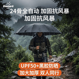 米波迪（Meebordi）雨伞全自动三折叠遮阳太阳伞小雨伞24 骨晴雨两用学生上学专用