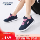 斯凯奇男女鞋跑步鞋旅游鞋透气运动妈妈舒适健步鞋12615
