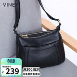 viney包包女包牛皮斜挎包妈妈中老年洋气单肩包生日礼物轻奢送女友老婆