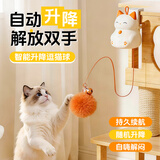 欢宠网猫玩具猫咪自动逗猫棒电动升降吸盘自嗨解闷神器猫猫小猫幼猫宠物