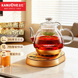 金灶（KAMJOVE）热压喷淋煮茶器 煮黑茶普洱 茶具电热水壶蒸茶壶 养生壶煮茶玻璃壶 A-55