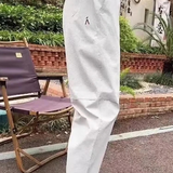 【全部降价处理】26年春夏季新款女士宽松哈伦八分裤休闲裤 浅灰色 【26年新款】 L （建议120-140斤）