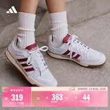 adidas ENTRAP美式校园风运动少年感复古篮球风板鞋男女阿迪达斯   白色/红色   38.5