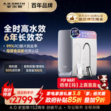 史密斯（A.O.SMITH）佳尼特净水器 蓝鲸1000G 家用净水器厨房专用台下用净水机直饮一体机 6年RO膜 冠军之选CR2500AE1