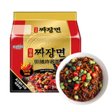 八道韩国进口八道方便面泡面拉面特色辣味炸酱面干拌面(190g*4包入)