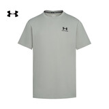 安德玛（Under Armour）【球星同款】夏季Logo 男高克重宽松运动休闲短袖T恤1373997