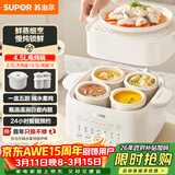 苏泊尔（SUPOR）电炖盅电炖锅隔水炖家用全自动煲汤炖汤锅陶瓷燕窝炖盅4.5L蒸炖一体多功能锅3-4人 DZ25FC873