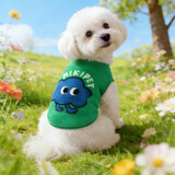 MIKI PAD狗狗衣服春秋薄款背心猫咪衣服宠物毛衣中小型犬比熊泰迪雪纳瑞 萌趣云朵毛衣 L 胸围43cm(参考体重10-15斤)