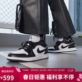 耐克NIKE休闲鞋男女熊猫AJ 1乔丹JORDAN 1运动鞋DC0774-101黑白39