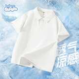 班尼路（Baleno）男童夏季短袖T恤2026夏装透气POLO衫童装男女童速干凉感翻领上衣