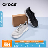 CROCS卡骆驰舒乐系带鞋轻便男鞋舒适休闲运动鞋|210831 黑色/大气灰-0OC 40 (250mm)