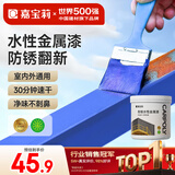嘉宝莉防锈漆水性金属漆入户门改色漆彩钢瓦翻新专用漆油漆涂料蓝色/1kg