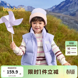 巴拉巴拉童装儿童羽绒马甲2025新款冬装男女童亲子装保暖外套羽绒服简约潮