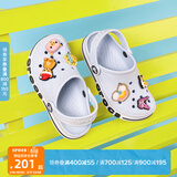 CROCS卡骆驰贝雅卡骆班儿童洞洞鞋沙滩凉鞋男童女童拖鞋/207018/207019 矿物蓝-4JQ 33 (200mm)