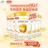 伊利金领冠育护较大婴儿配方奶粉2段6-12月960g*6罐【5倍DHA好脑力】