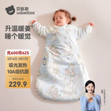 贝肽斯婴儿睡袋暖姜恒温儿童一体睡袋婴幼儿防踢被睡衣秋冬中厚 弗里德M