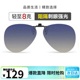 海伦凯勒墨镜夹片 男女款驾驶专用太阳镜夹片 情侣款眼镜夹片HP805C17