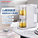 摩飞电器（Morphyrichards）电热水瓶电热水壶 家用办公室桌面即热式茶饮机养生壶泡茶机煮茶器 台式直饮水机茶吧机MR6097白