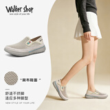 Walker Shop奥卡索休闲鞋女户外轻便透气网面鞋女平底懒人休闲凉鞋女V165006