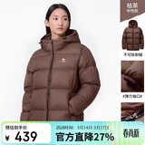 骆驼（CAMEL）【抱抱】冬季户外拒水羽绒服600蓬男女同款加厚连帽保暖面包服