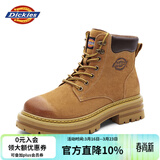Dickies男士马丁靴高帮时尚男靴工装靴情侣靴男 土黄 41-男款
