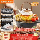 苏泊尔（SUPOR）围炉煮茶电陶炉多功能家用电煮茶炉养生泡茶烧水煮茶器蒸茶器白茶黑茶蒸茶器不挑器具SW-DTL-W1