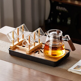 茗光玻璃茶具套装茶杯泡茶壶套装家用功夫茶具套装