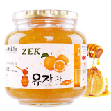 ZEK蜂蜜柚子茶饮品1000g韩国原装进口饮料水果茶百香果蜜炼果酱冲饮 【经典】Zek蜂蜜柚子茶1kg