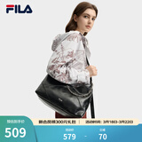 FILA斐乐女包【月牙包】挎包抗菌内里单肩包斜挎包百搭腋下包 正黑色-BK XS