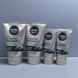 妮维雅（NIVEA）男士洗面奶洁面乳 男士多重控油劲爽100g+50g套装*2套