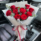 幽客玉品鲜花速递红玫瑰花束表白送女友老婆生日礼物全国同城配送 11朵红玫瑰花束【一生一世】
