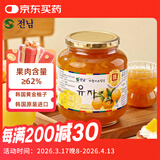 全南蜂蜜柚子茶1kg 韩国进口冲调饮品年货礼品 水果茶柚子茶下午茶