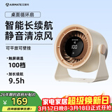 艾美特（AIRMATE）小风扇电风扇桌面小型风扇100档空气循环扇台壁两用充电迷你小风炮轻音节能长续航电扇 AH33