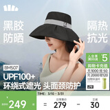 蕉下（beneunder）遮阳帽防晒帽女大帽檐渔夫帽子男登山帽太阳帽全脸遮阳防紫外线 