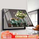 瑞尚（RUISHANG） 现代简约电表箱装饰画配电箱遮挡画餐厅挂画电闸箱多媒体画壁画 平安花卉 70*50可覆盖（横60竖40）晶瓷面