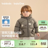 巴拉巴拉童装儿童羽绒服男女童外套冬装2025新款婴儿衣服保暖加厚泡芙羽绒