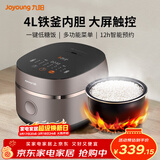 九阳电饭煲家用铁釜内胆多功能菜单智能预约大功率电饭锅2-6人 【铁釜内胆 低糖饭】 4L