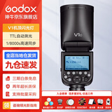 神牛闪光灯 v1 机顶闪光灯外拍灯口袋灯便携摄影高速TTL锂电热靴灯 圆灯头v1闪光灯 适配索尼