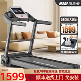 海斯曼（healthmate）跑步机家庭用减肥专用走步机智能静音减震可折叠室内小型健身器材 彩屏版看剧听歌/实景模拟模式/MT03