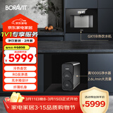 BORAVIT嵌入式饮水机 管线机 净水器家用直饮机 厨房净水机 RO反渗透超滤重金属纯水机尺寸300mm深度 【嵌入式饮水机+厨下净水器】