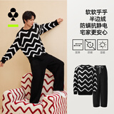 有棵树男士睡衣男半边绒防螨秋冬2026新款家居服情侣套装女