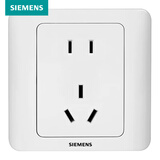 西门子（SIEMENS） 开关插座 墙壁插座大间距电源86型插座远景雅白 五孔插座