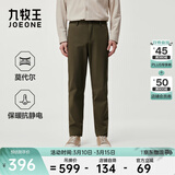 九牧王【抗静电】休闲裤男裤新疆棉莫代尔舒适经典裤子 媚茶色+合体版+TP1E50533 33 码175/82A(2.52)尺84cm