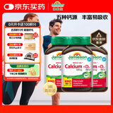 健美生（Jamieson）五重钙+维生素D3复合片 120片 *3瓶 实惠装 中老年成人 孕妇补钙