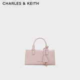 CHARLES&KEITHkerry单肩包简约挂饰手提斜挎包女生日礼物CK2-30271481 Light Pink浅粉色 小包