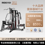 力动（RIDO）综合训练器健身器材多功能一体机健身房力量运动器材套装蹬腿TG75