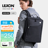 乐上（LEXON）法国品牌双肩包14英寸商务电脑包男防泼水背包通勤笔记本书包礼物