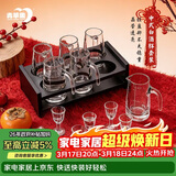 青苹果白酒杯分酒器套装 加厚玻璃一口杯品鉴小酒杯烈酒杯二两杯分酒壶